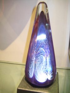 Purple Aquarium Geode Sculpture Artist: Stuart Abelman Catalog: 601-34-9 Price: $595.00 REDUCED: $300.00