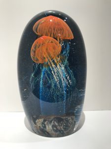 Pacific Coast Double Seascape Jellyfish Artist: Satava 12"